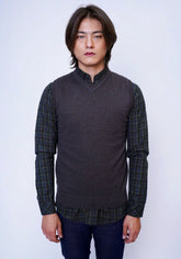 Grey Sleeveless Sweater